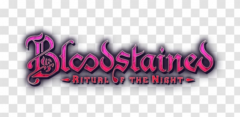 Logo Brand Bloodstained: Ritual Of The Night Font Product - Purple Transparent PNG