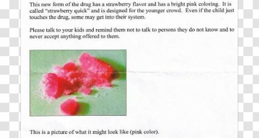 Strawberry Quik Meth Myth Methamphetamine Rolling Lab Ya Ba - Drug Transparent PNG
