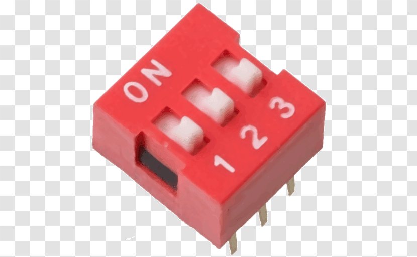 DIP Switch Electrical Switches Dual In-line Package Electronics Push-button - Inline - Breadboard Transparent PNG