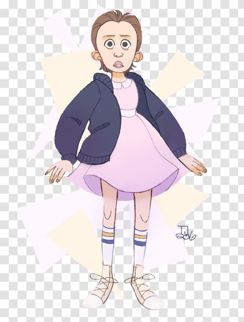 Eleven Stranger Things Fan Art - Silhouette Transparent PNG