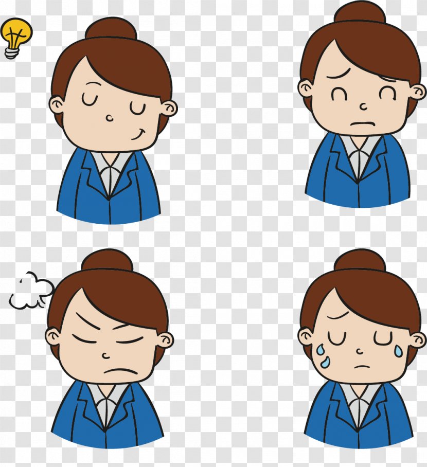 Thought Clip Art - Face - Thinking Of The Villain Transparent PNG