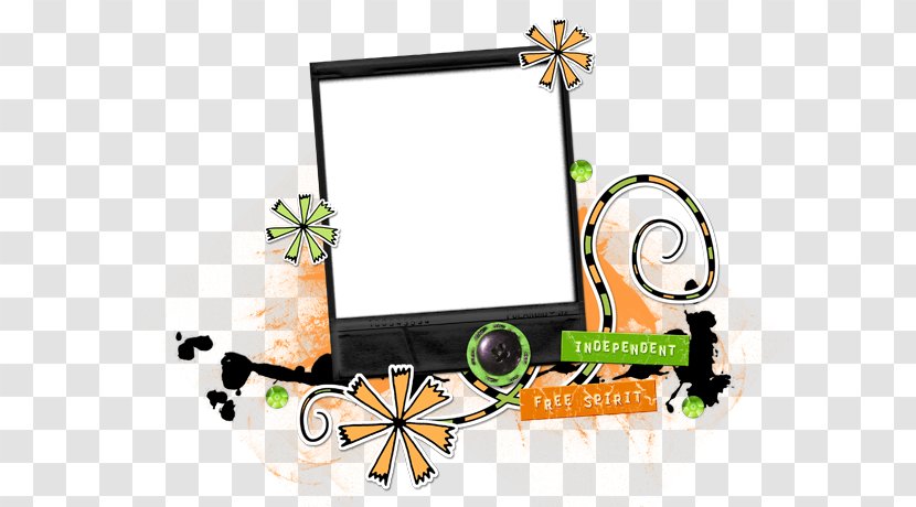 Picture Frame Download - Brand - Line Drawing Floral Border Ps Material Transparent PNG