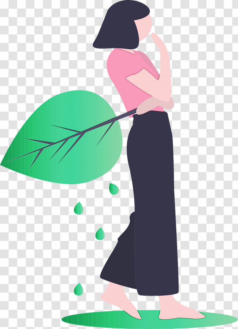 Golfer Standing Golf Club Golf Recreation Transparent PNG