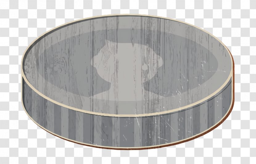 Business Icon Coin - Table - Silver Beige Transparent PNG