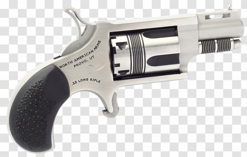 Revolver .22 Winchester Magnum Rimfire Firearm Gun Barrel Trigger - Cartoon - Firearms And Ammunition Transparent PNG
