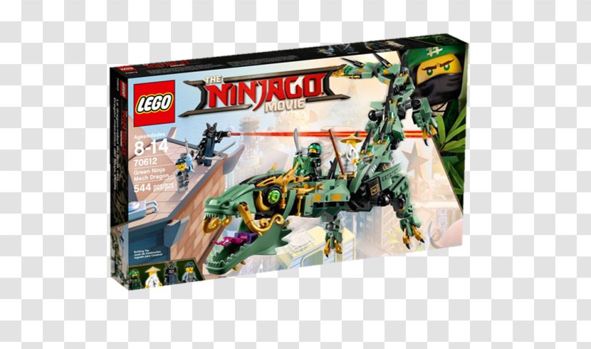 Lloyd Garmadon Lord LEGO 70612 THE NINJAGO MOVIE Green Ninja Mech Dragon - Lego Ninjago - Minifigures Transparent PNG
