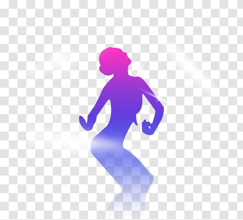 Shoulder Human Behavior Desktop Wallpaper Purple - Standing - Zumba Transparent PNG