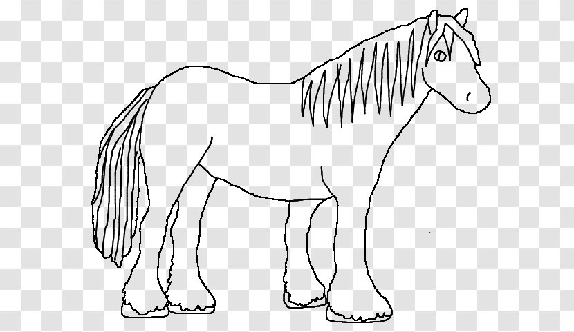 Mule Rein Stallion Mustang Colt - Animal Figure - Gypsy Horse Transparent PNG