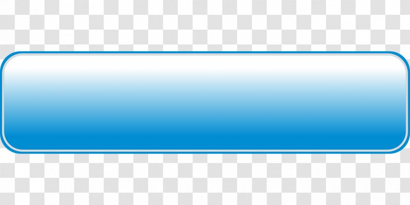 Button Rectangle - Blue Transparent PNG