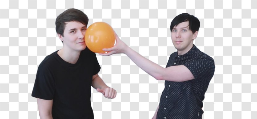 The Amazing Book Is Not On Fire Dan And Phil - Neck - Arm Transparent PNG