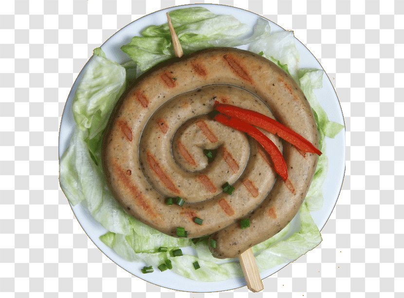 Galantine Vegetarian Cuisine Bratwurst Recipe Food - Grilled Sausage Transparent PNG