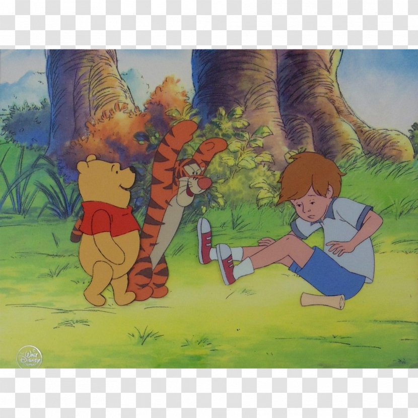 Winnie The Pooh Painting Art Cel Walt Disney Company - New Adventures Of Transparent PNG