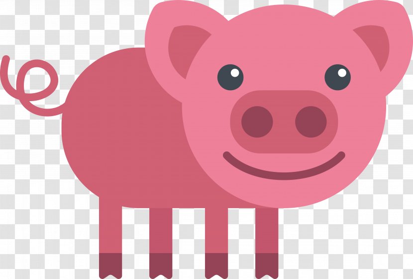 Vietnamese Pot-bellied Computer File - Tree - Pink Pig Transparent PNG