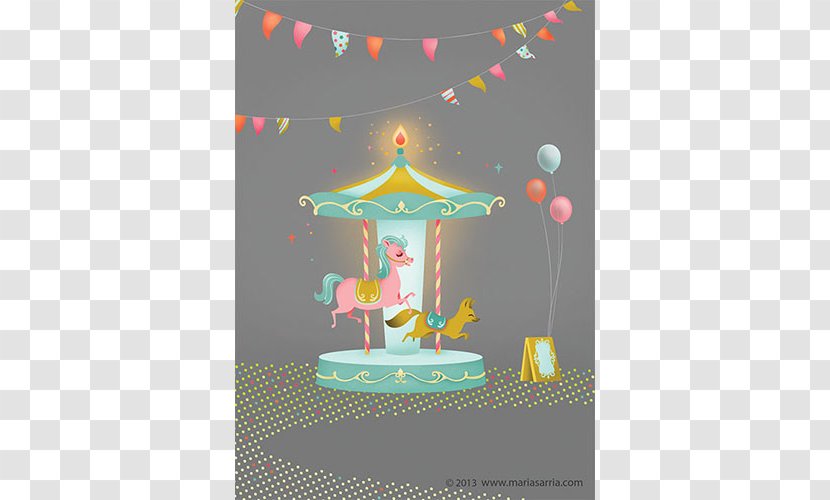 Amusement Park Illustrator Graphic Designer - Funfair Carousel Transparent PNG