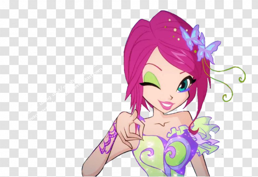 Tecna Aisha Bloom Roxy Winx Club: Believix In You - Heart - Cartoon Transparent PNG