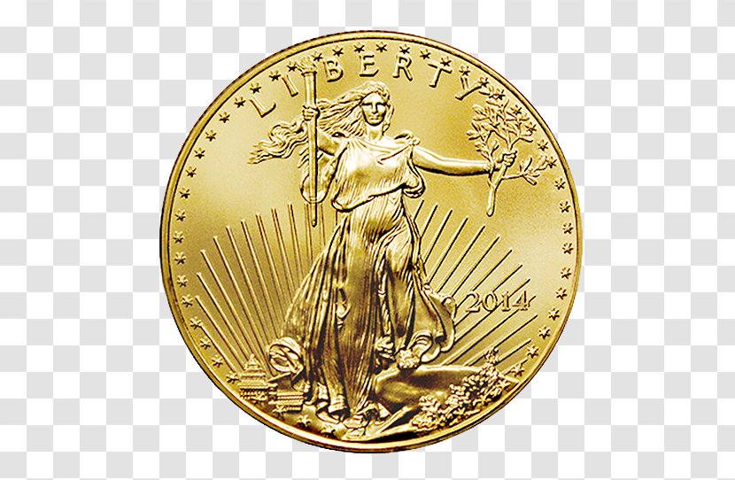 Gold Coin American Eagle Bullion - Money Transparent PNG