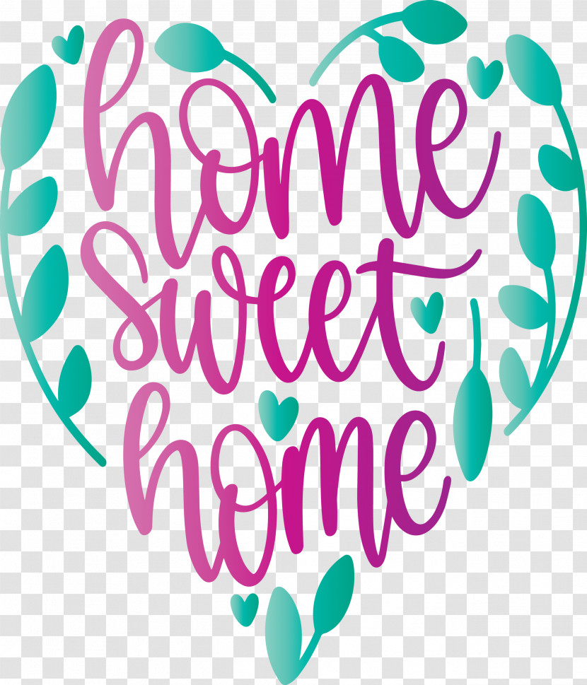 Family Day Home Sweet Home Heart Transparent PNG
