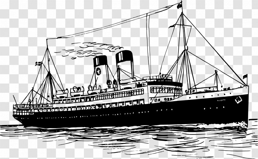 Royal Mail Ship Steamship Steamboat Clip Art - Naval Trawler Transparent PNG