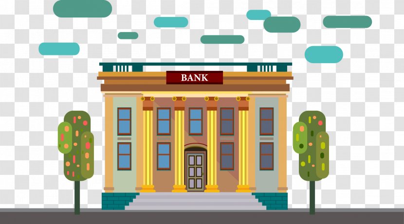Online Banking Architecture Drawing - Vector A Bank Transparent PNG