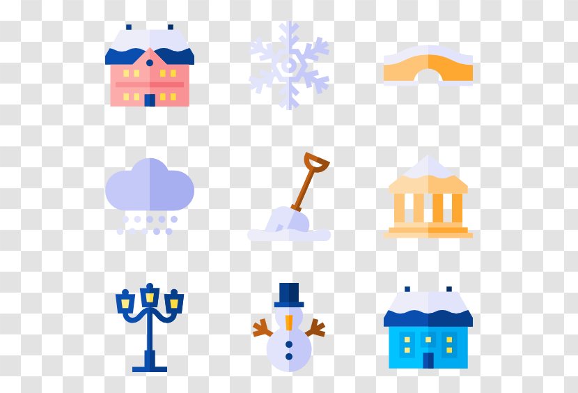 Building Clip Art - Area - Winter Town Transparent PNG