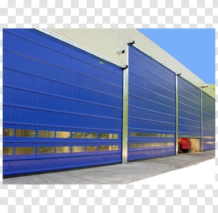 High-speed Door Industry Facade Building - Logistics Transparent PNG