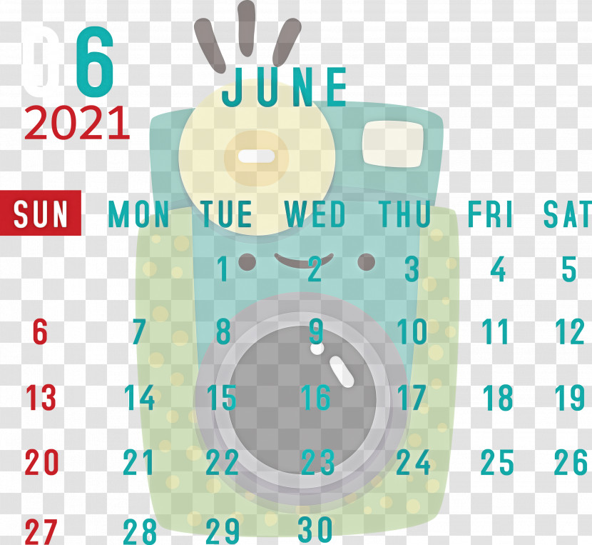 June 2021 Calendar 2021 Calendar June 2021 Printable Calendar Transparent PNG