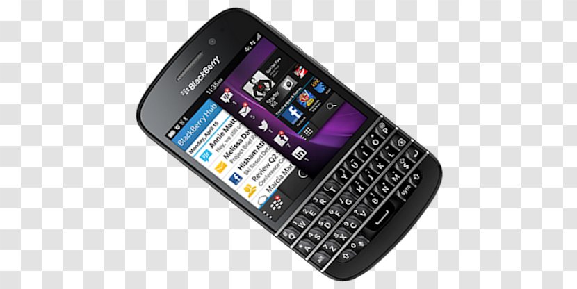 Feature Phone Smartphone BlackBerry Q10 Handheld Devices Bold 9900 - Samsung Galaxy - 10 Transparent PNG