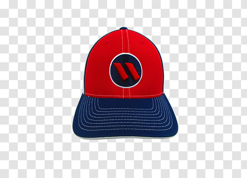 Baseball Cap Headgear Electric Blue Cobalt - Hat - Red White Transparent PNG