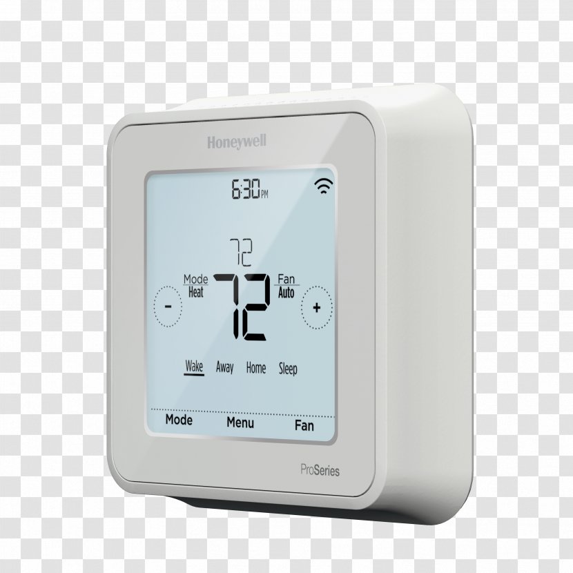 Programmable Thermostat Honeywell Lyric T6 TH6210U2001 - Measuring Instrument Transparent PNG