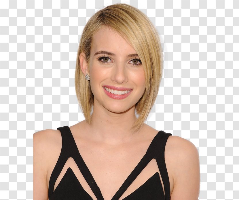 Emma Roberts American Horror Story Bob Cut Hairstyle Female - Heart Transparent PNG