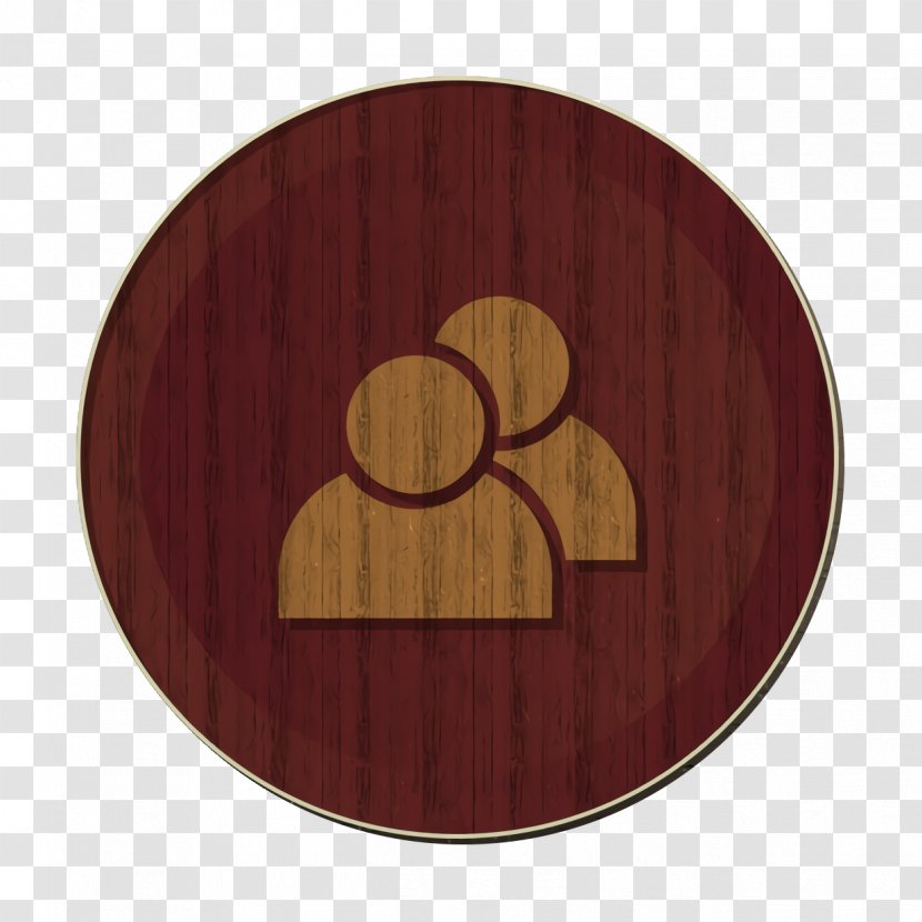 Collaboration Icon Group Men - Yellow - Plate Wood Transparent PNG
