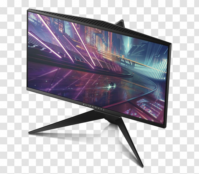 Dell Alienware Computer Monitors FreeSync Refresh Rate - Lcd Tv Transparent PNG
