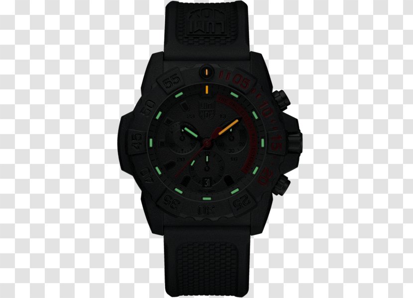 Luminox Navy SEAL Chronograph 3580 Series Seal Colormark 3050 Chrono 3080 Watch - Giant Leather Sea Turtle Transparent PNG