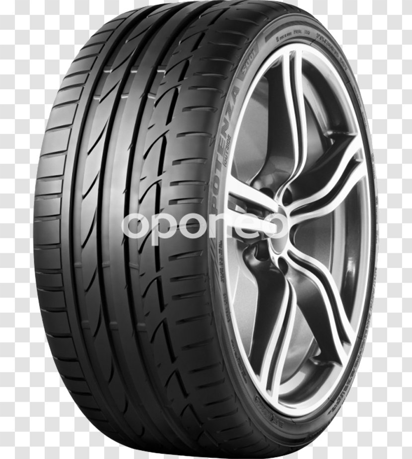 Car Bridgestone Turanza T001 Evo Run-flat Tire - Natural Rubber Transparent PNG