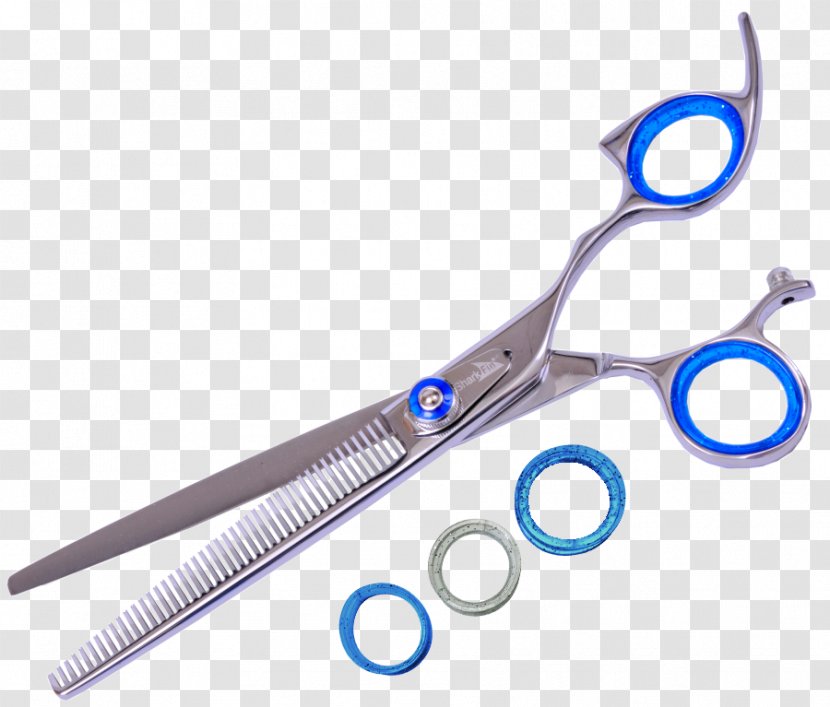 Scissors Hair-cutting Shears Gold Line Shark - Hand Transparent PNG