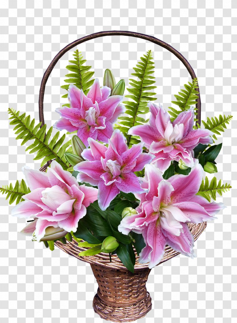 Floral Design Flower Bouquet Cut Flowers Floristry - Arranging - Lily Transparent PNG