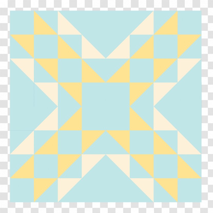 Triangle Paper Point Pattern - Yellow Transparent PNG