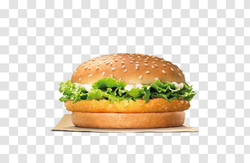 Hamburger Burger King Chicken Nuggets Sandwich TenderCrisp - Fast Food Transparent PNG