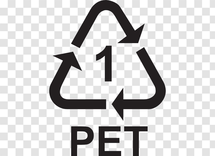 PET Bottle Recycling Symbol Polyethylene Terephthalate Plastic - Pete Sign Transparent PNG