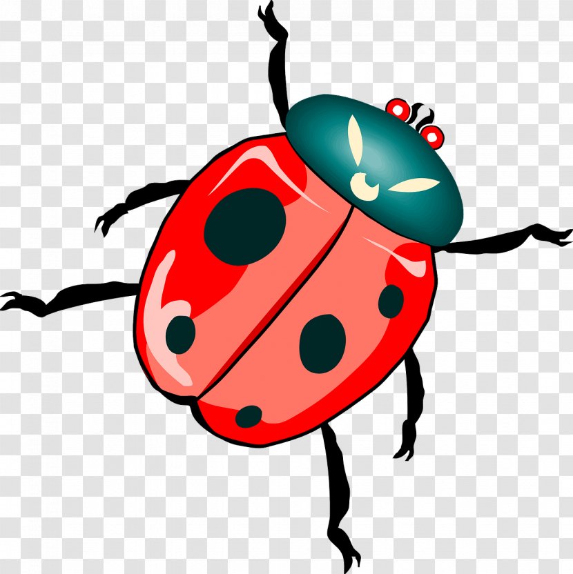 Insect Clip Art - Royaltyfree - Red Ladybug Transparent PNG