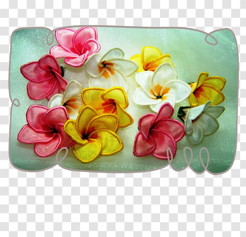 Cut Flowers Floral Design Petal Flowering Plant - Plumeria Transparent PNG