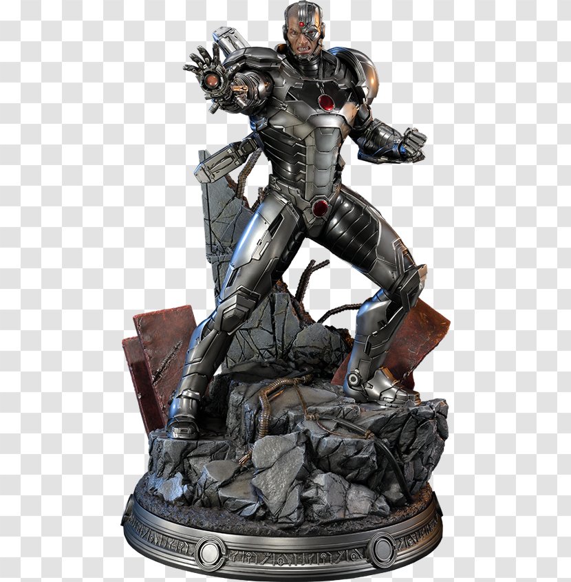 Cyborg Harley Quinn Darkseid Statue The New 52 - Comics Transparent PNG