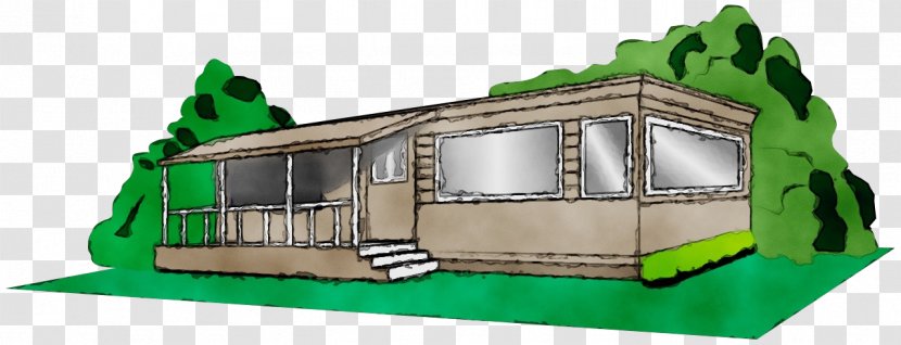 House Home Scale Model Building - Watercolor Transparent PNG