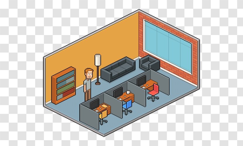 Isometric Graphics In Video Games And Pixel Art Projection Drawing - Creatives Clipart Transparent PNG