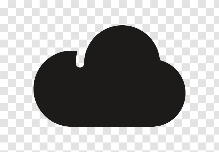 Cloud Computing Clip Art - Black Transparent PNG