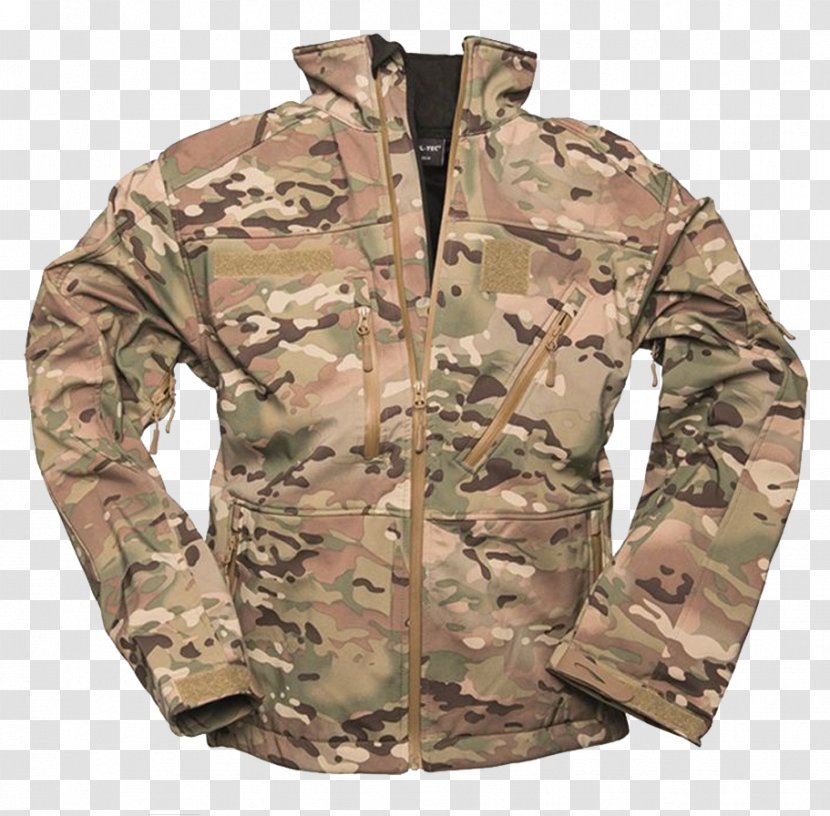 Mil-Tec Softshell Jacket SCU 14 Bunda Scu Multitarn MultiCam - Camouflage Transparent PNG