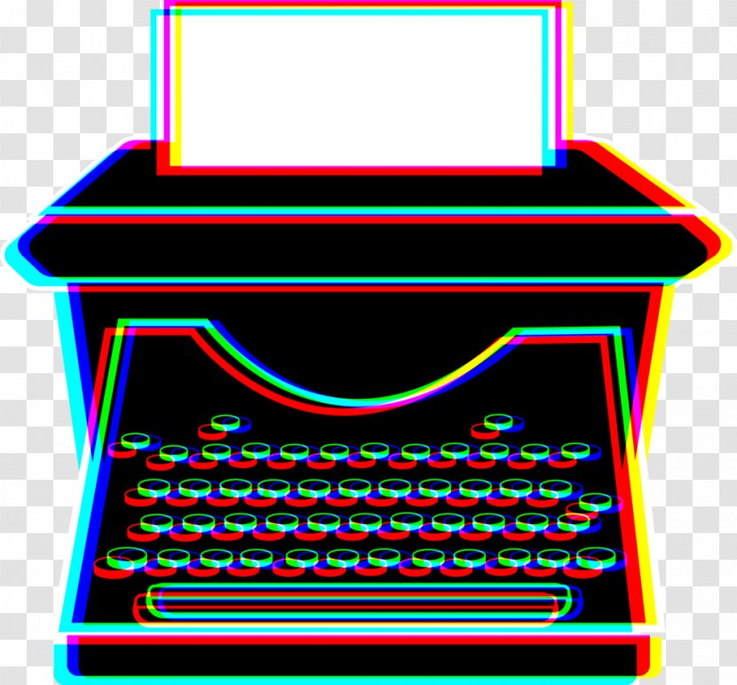 Typewriter Graphic Designer Text Clip Art - Flower Transparent PNG