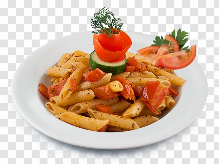 Penne Pasta Al Pomodoro Vegetarian Cuisine Recipe - European Food - Vegetable Transparent PNG