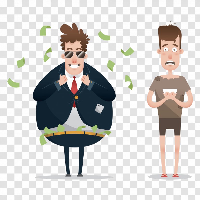 Person Cartoon - Poverty - Gesture Animation Transparent PNG