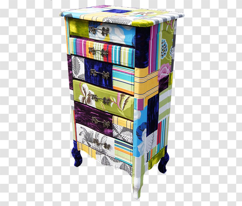 Shelf Drawer House Patchwork Furniture - Watercolor - Hippie Transparent PNG